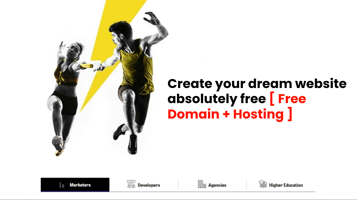 Create your dream website absolutely free [ Free Domain + Hosting ]